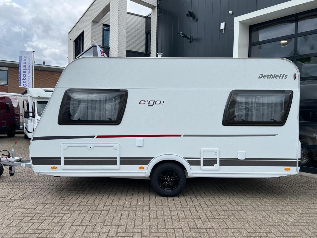 Dethleffs C'Go 415 QL luifel, mover, sportwielen, Nieuw, Standaardzit, Schokbreker, Bedrijf, 750 - 1000 kg