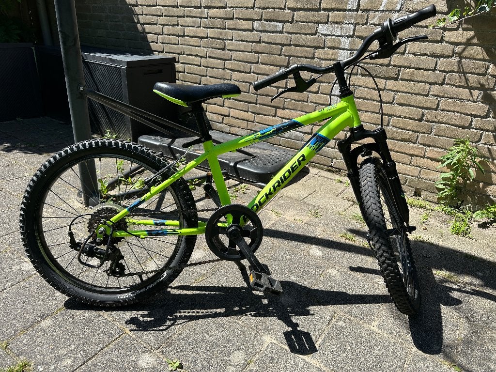 Rockrider ST500 20" kinderfiets — fluogeel — €79, Gebruikt, Hardtail, Ophalen, Overige merken