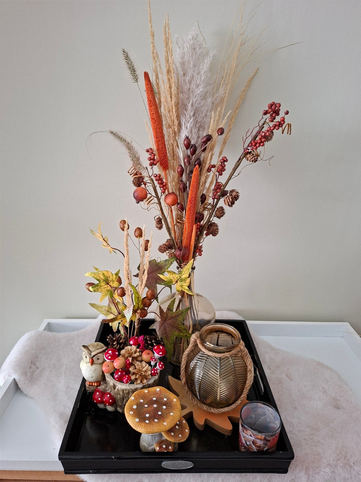 Herfstdecoratie set - Sfeervol en compleet, Huis en Inrichting, Ophalen, Meerkleurig, Natuurlijk materiaal, Landelijk