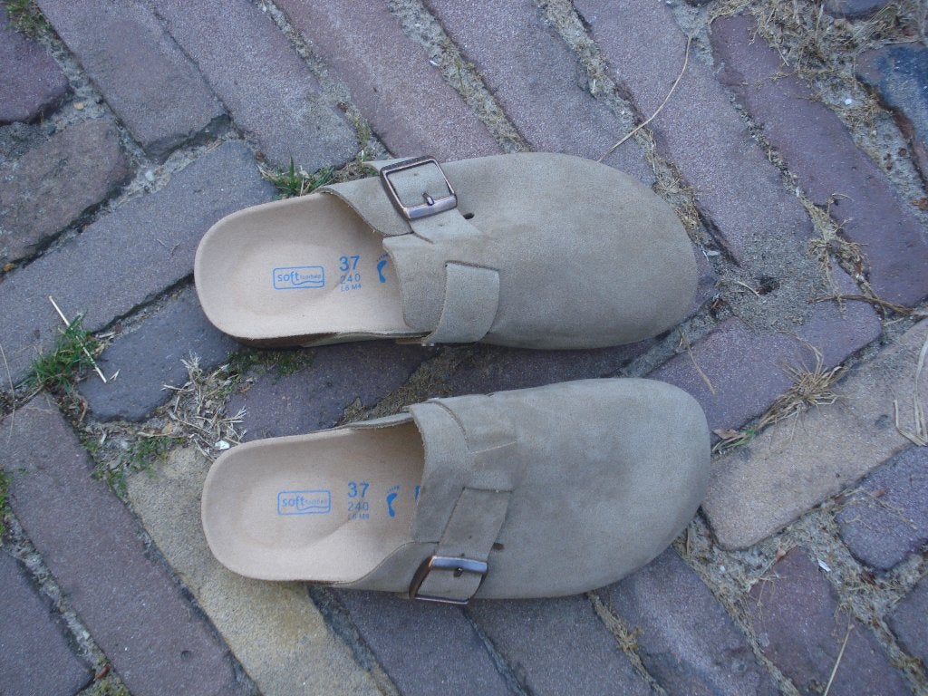 BOSTON BIRKENSTOCKS 37 NIEUW GRIJS GRATIS VERZENDING POST