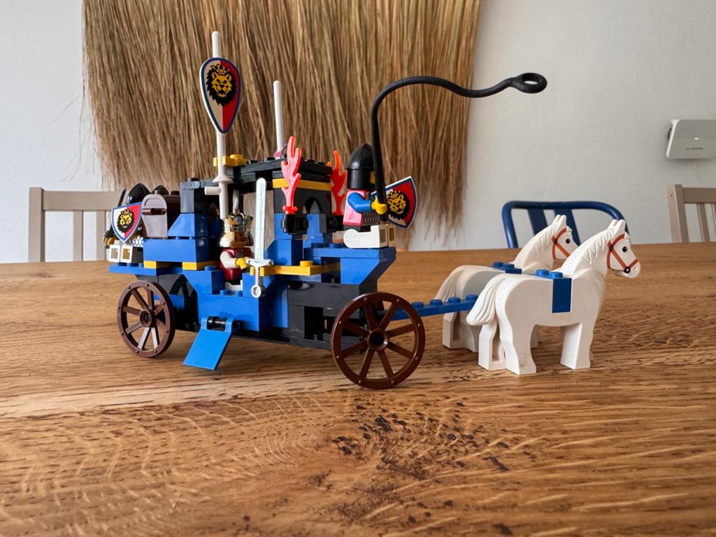 Lego koets 6044, Ophalen