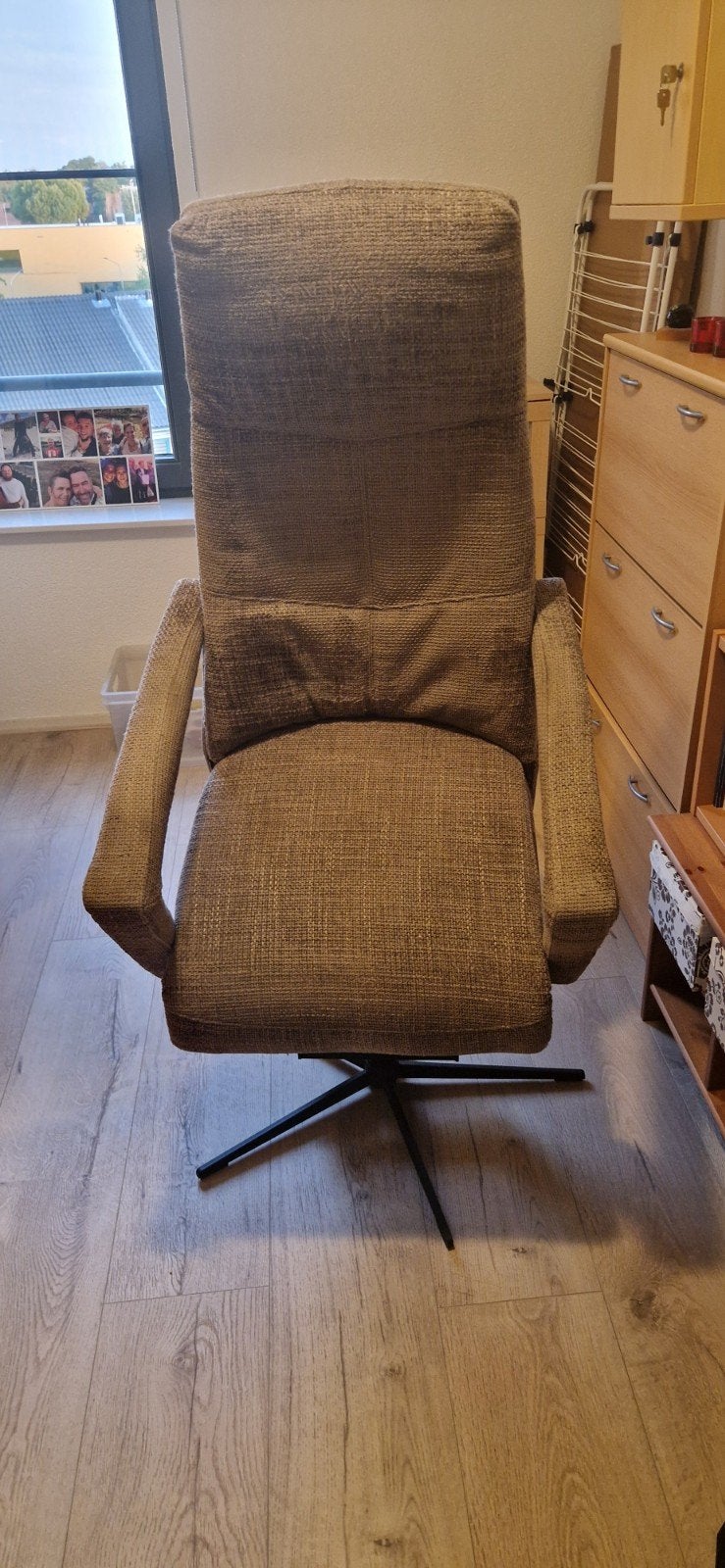 Relaxfauteuil merk Montel, Ophalen, Minder dan 75 cm, Stof, 50 tot 75 cm