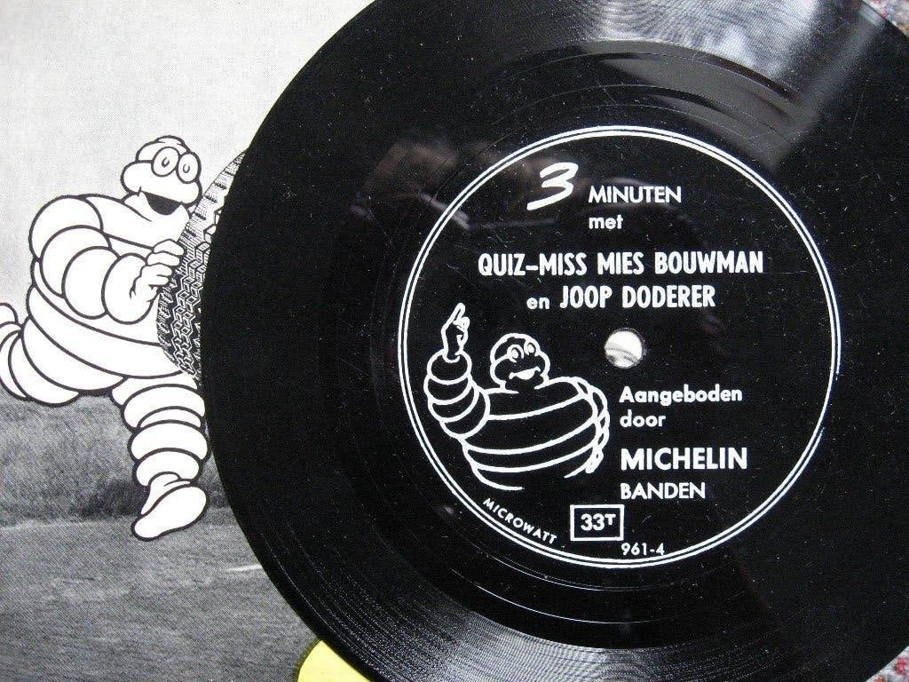1961 Michelin promo flexi single cha cha cha, Originele persing, 7 inch, Ophalen of Verzenden, Zo goed als nieuw