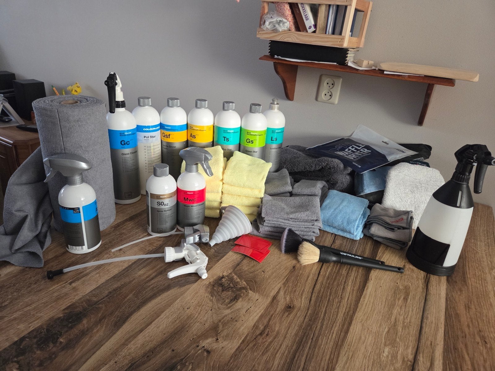 complete autodetailing set, Ophalen, Zo goed als nieuw
