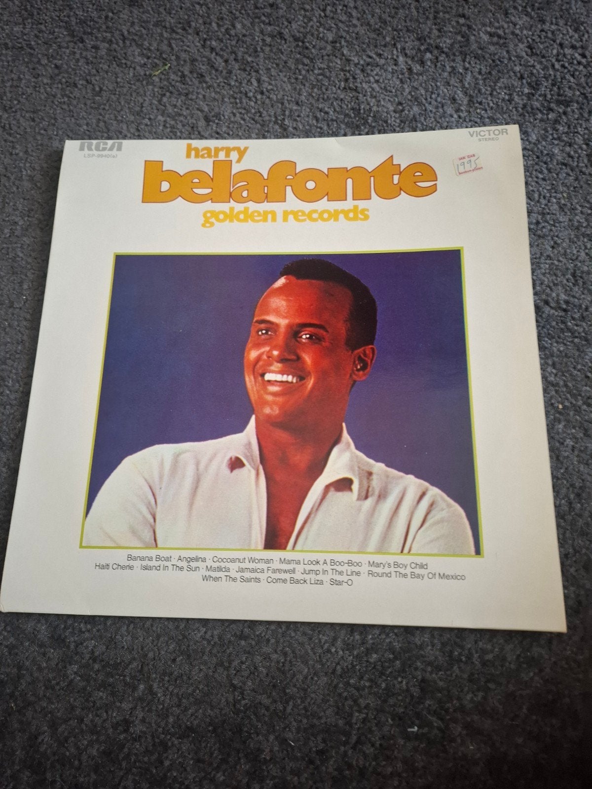 Langspeelplaat Harry Belafonte, Ophalen of Verzenden, Zo goed als nieuw, Overige formaten