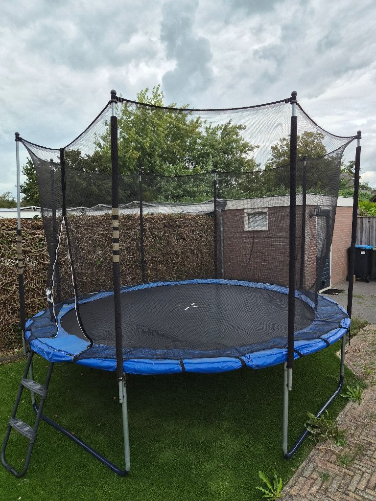 Trampoline 350cm, Kinderen en Baby's, Speelgoed | Buiten | Trampolines, Ophalen, Gebruikt