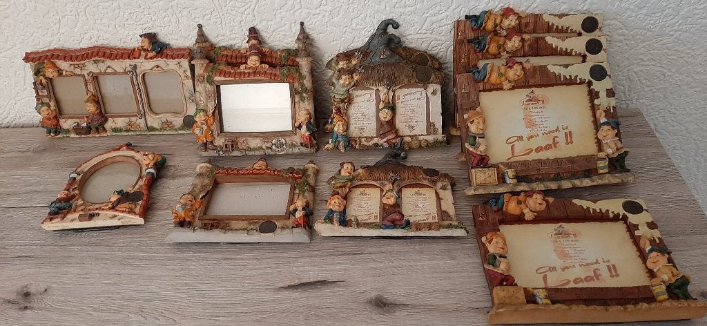 laven efteling fotolijstjes met echt glas, Ophalen of Verzenden, Zo goed als nieuw, Beeldje of Poppetje