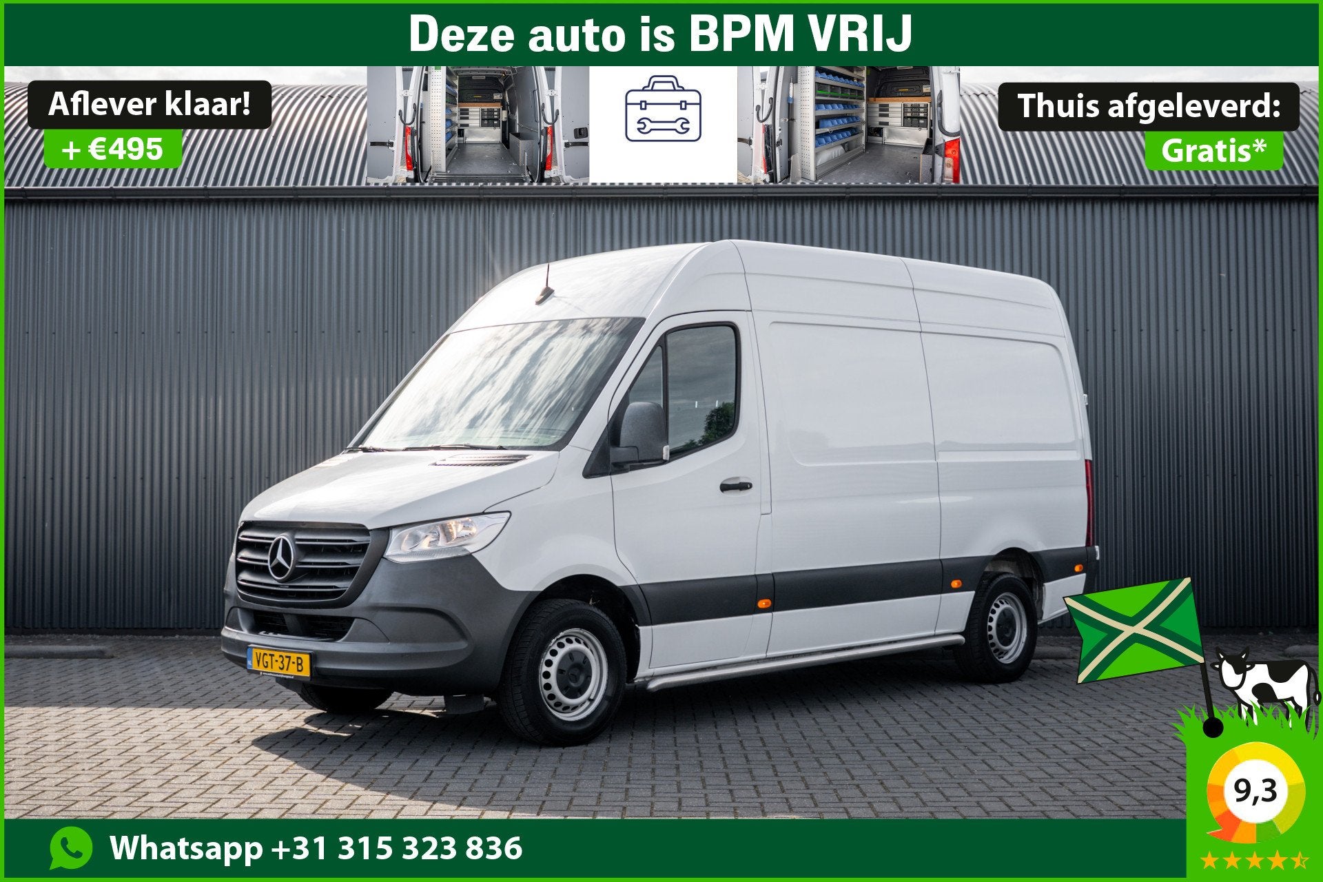 Mercedes-Benz Sprinter 311 CDI RWD L2H2 | Volledig Ingericht, 13 km/l, Gebruikt, 4 cilinders, 2102 kg
