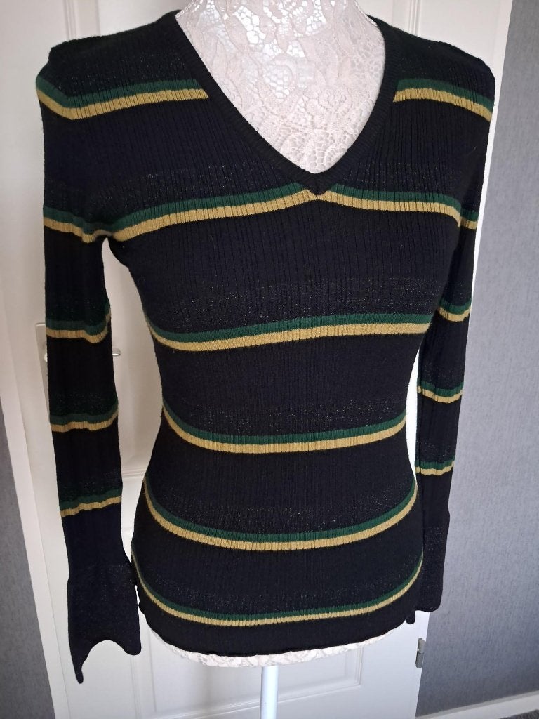 Trui Maicazz  Maat : S Kleur : zwart groen oker, Kleding | Dames, Truien en Vesten, Zwart, Ophalen of Verzenden, Maat 36 (S), Maicazz