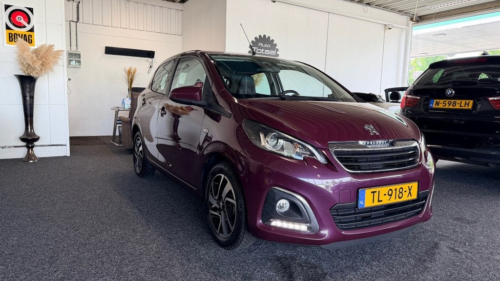 Peugeot 108 1.0 e-VTi Allure, Airco, Nav Automaat, Stof, Gebruikt, Euro 6, 4 stoelen