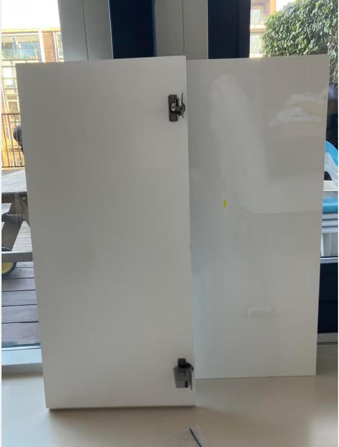 2x Badkamer Storke deur 84x37,5 cm, (Half)hoge kast, Zo goed als nieuw, Minder dan 100 cm, 25 tot 50 cm