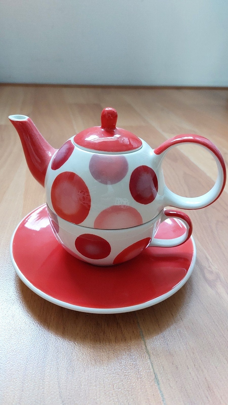 Prachtige tea for one set van het merk Whittard of Chelsea, Nieuw, Ophalen of Verzenden, Overige stijlen, Kop(pen) en/of Schotel(s)