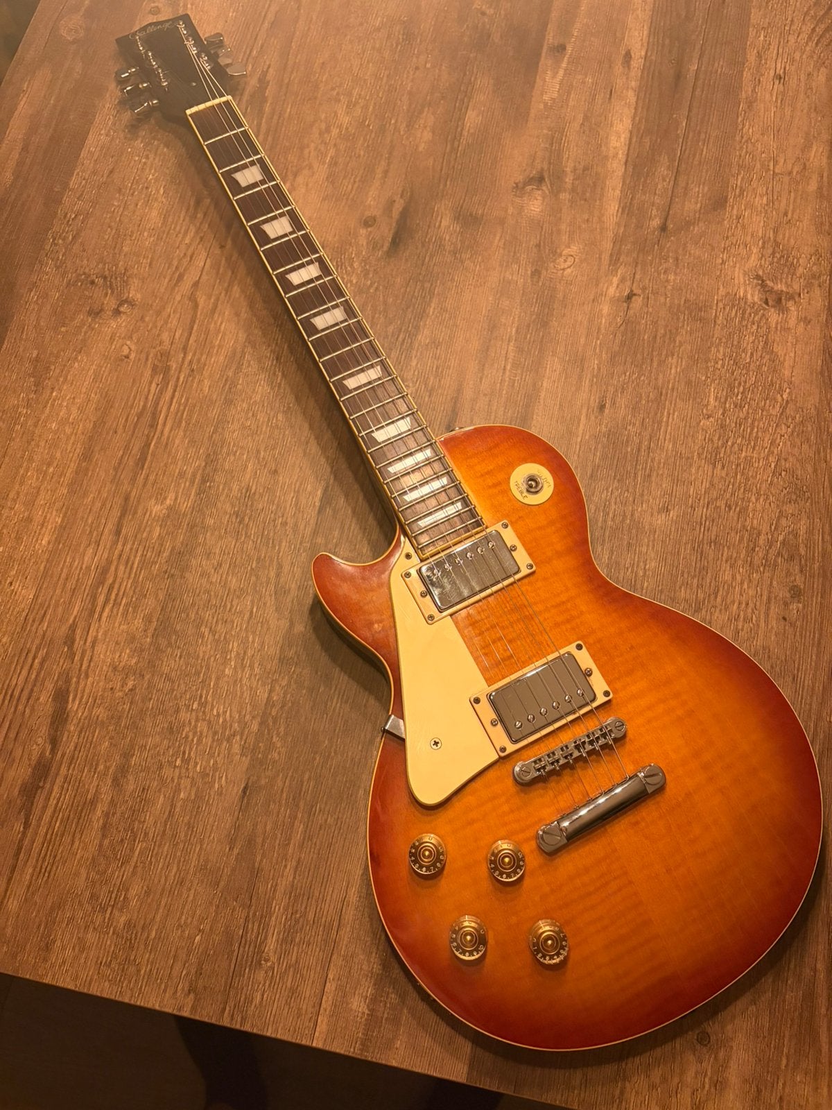 Linkshandige Challenge Les Paul – vintage jaren 90– sunburst