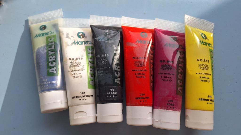 Nieuwe Marie's Acrylverf Set - 6 Kleuren (75ml), Ophalen of Verzenden, Nieuw, Acrylverf