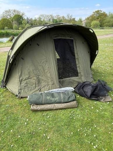 Fox Eclipse Bivvy 1 Man - Karpertent, Ophalen of Verzenden, Gebruikt, Tot en met 2