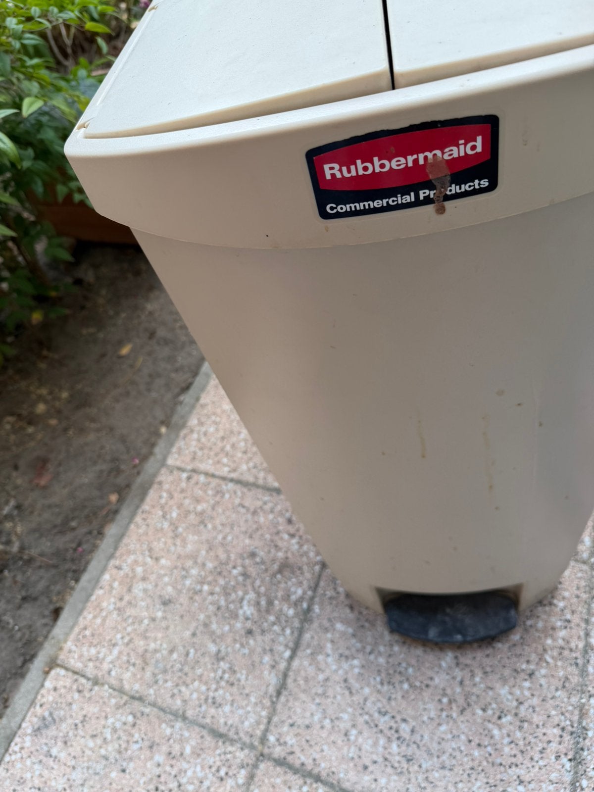 Grote industriële afvalbak nieuw., Kunststof, Met pedaal, Nieuw, 40 liter of meer