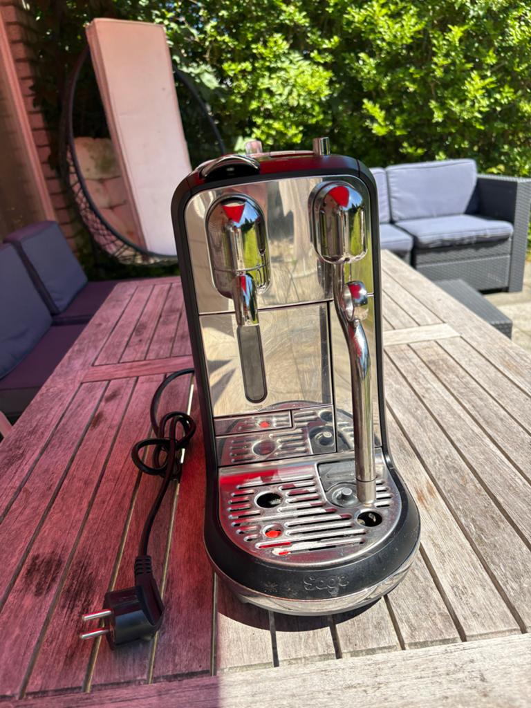 Sage Nespresso Creatista Uno Koffiemachine, Witgoed en Apparatuur, Koffiezetapparaten, Zo goed als nieuw, Koffiepads en cups, Koffiemachine
