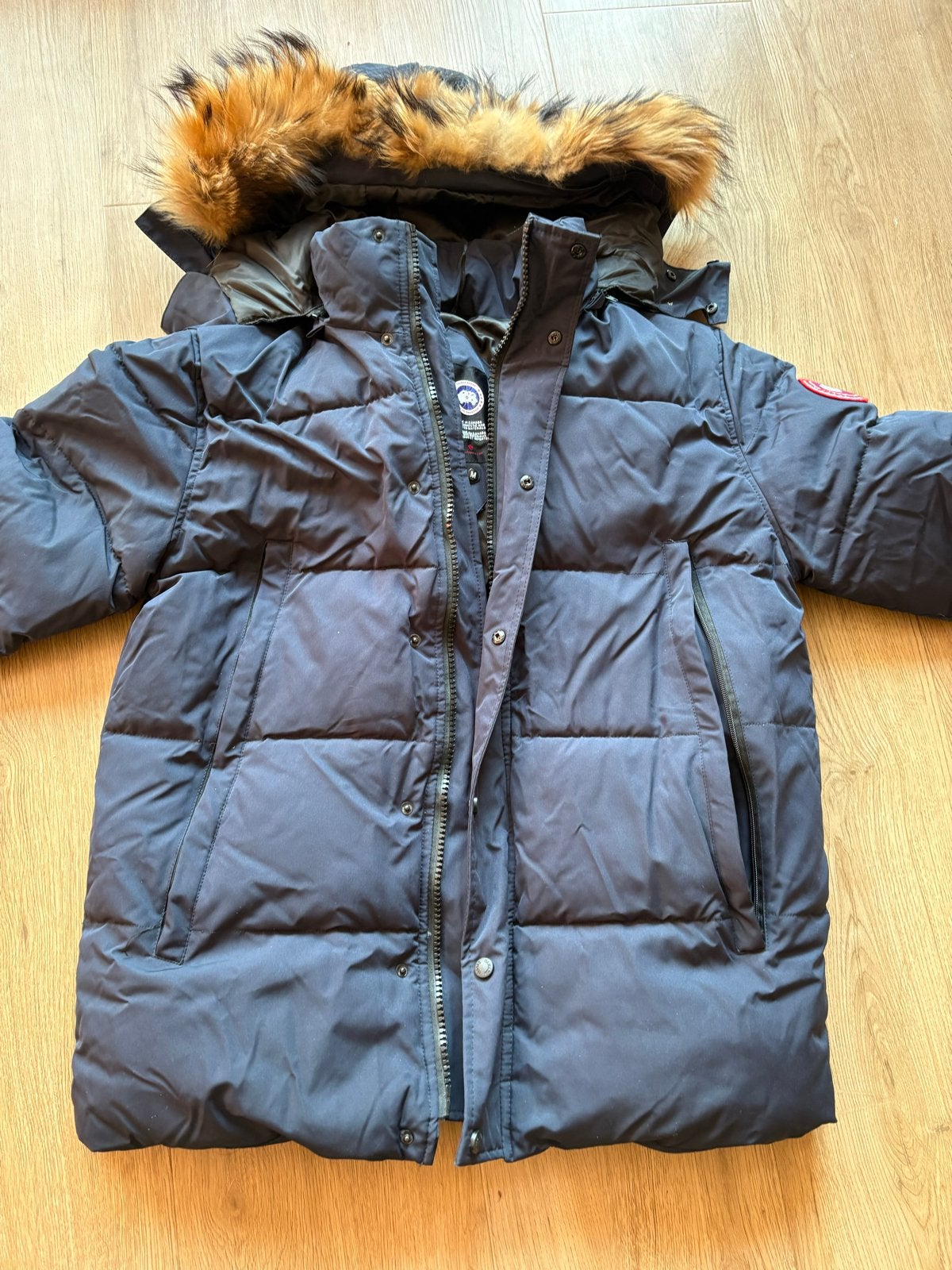 Canada Goose jas maat M, Ophalen of Verzenden, Gedragen, Maat 48/50 (M), Blauw