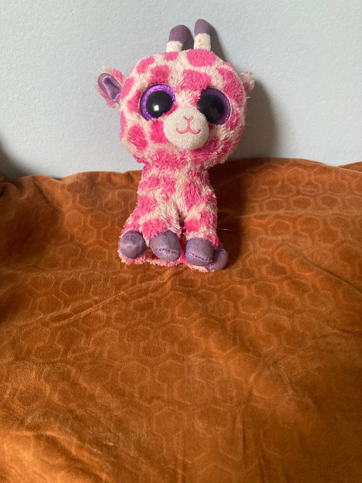 Roze Ty Beanie Boo Giraf - Zo goed als nieuw, Giraf, Ophalen of Verzenden, Zo goed als nieuw, Roze