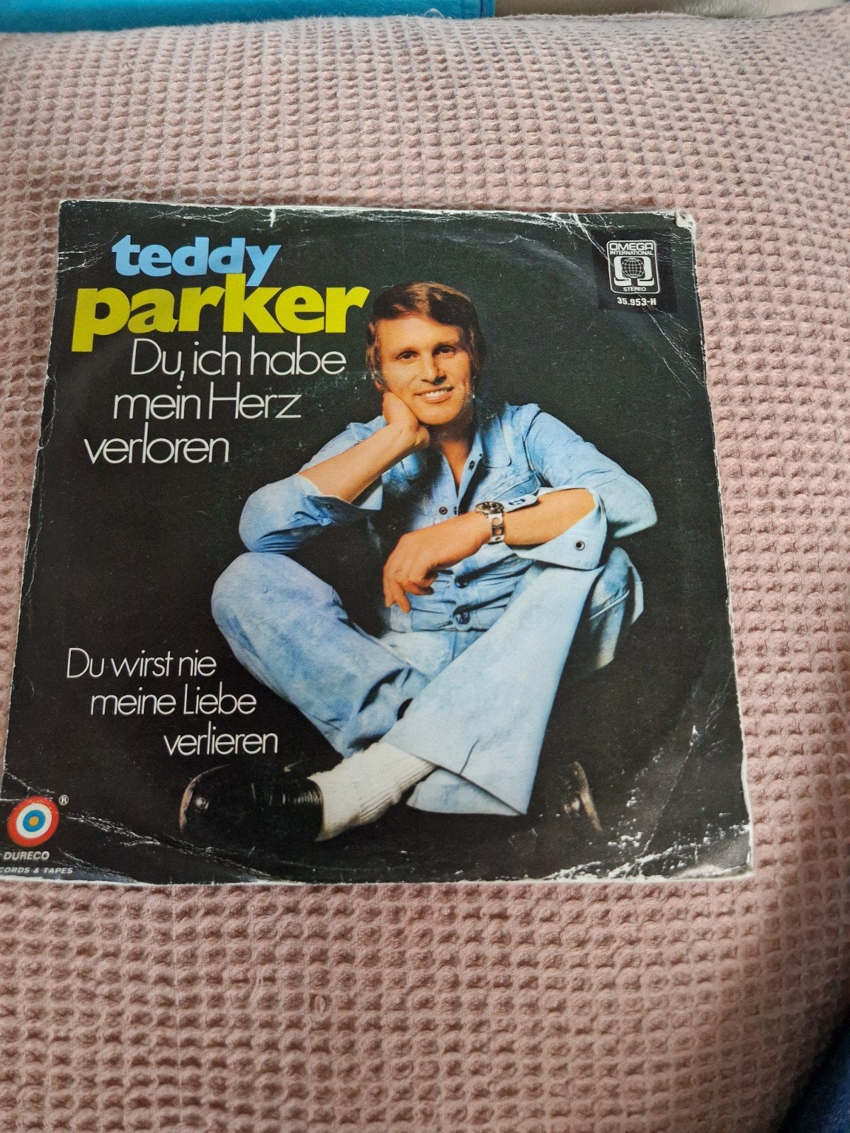 Teddy Parker  Du ich habe mein  herz verloren, Ophalen of Verzenden, Gebruikt, 7 inch, Nederlandstalig