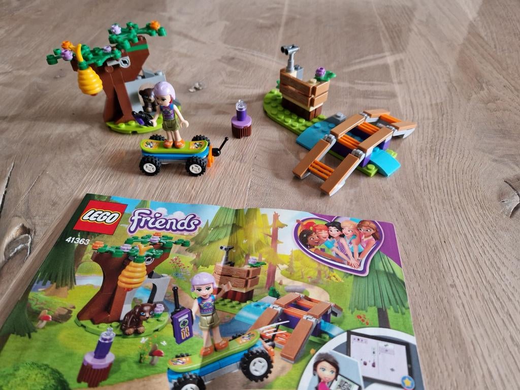 Lego Friends Mia's avontuur in het bos 41363, Lego, Friends, Ophalen of Verzenden, Zo goed als nieuw