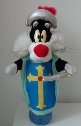 Sylvester de kat Looney Tunes handpop poppenkastpop, Overige merken, Overige karakters, Ophalen of Verzenden, Zo goed als nieuw
