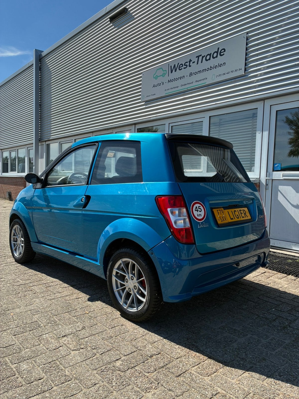 Ligier Ixo Urban Edition Brommobiel | 2014 | Orig NL | blauw, Ophalen, Zo goed als nieuw, Ligier, 16 km/u of meer