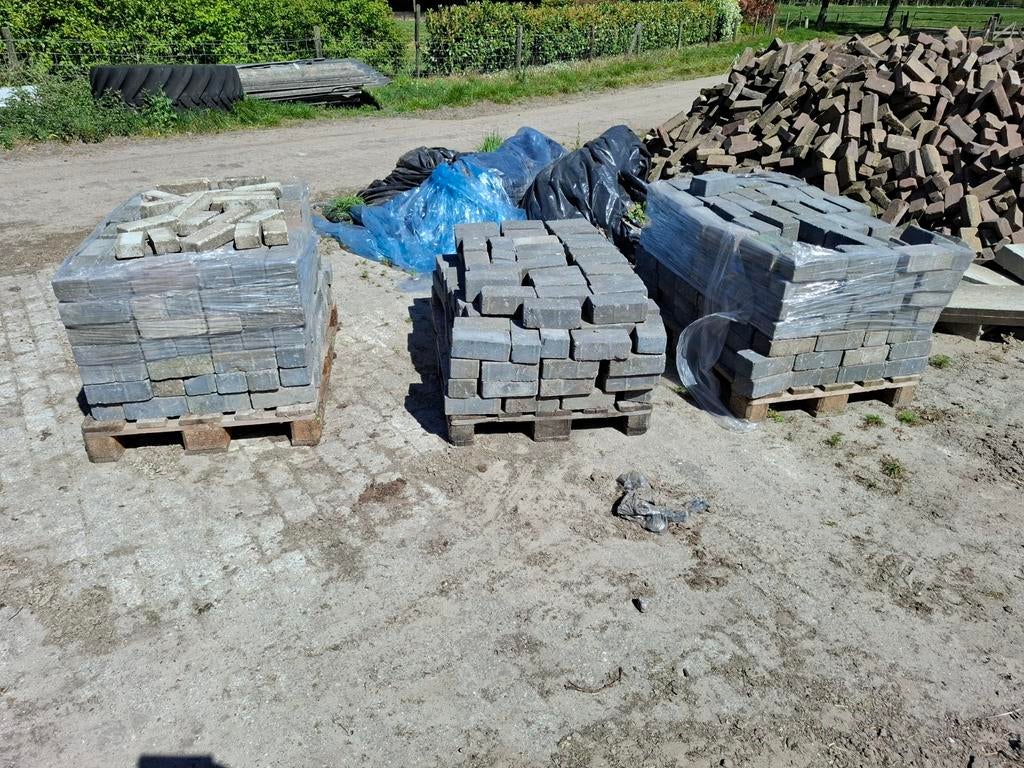 Klinkers, straatstenen, Ophalen of Verzenden, Gebruikt, Hout, Overige typen