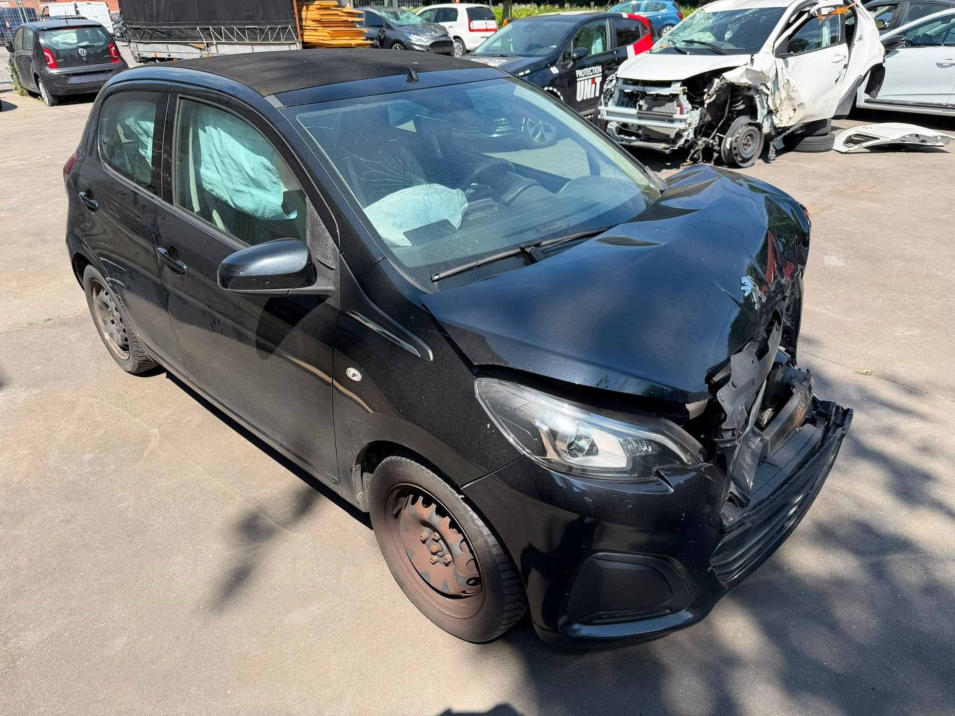 Peugeot 108, -, Zwart, -, 998 cc