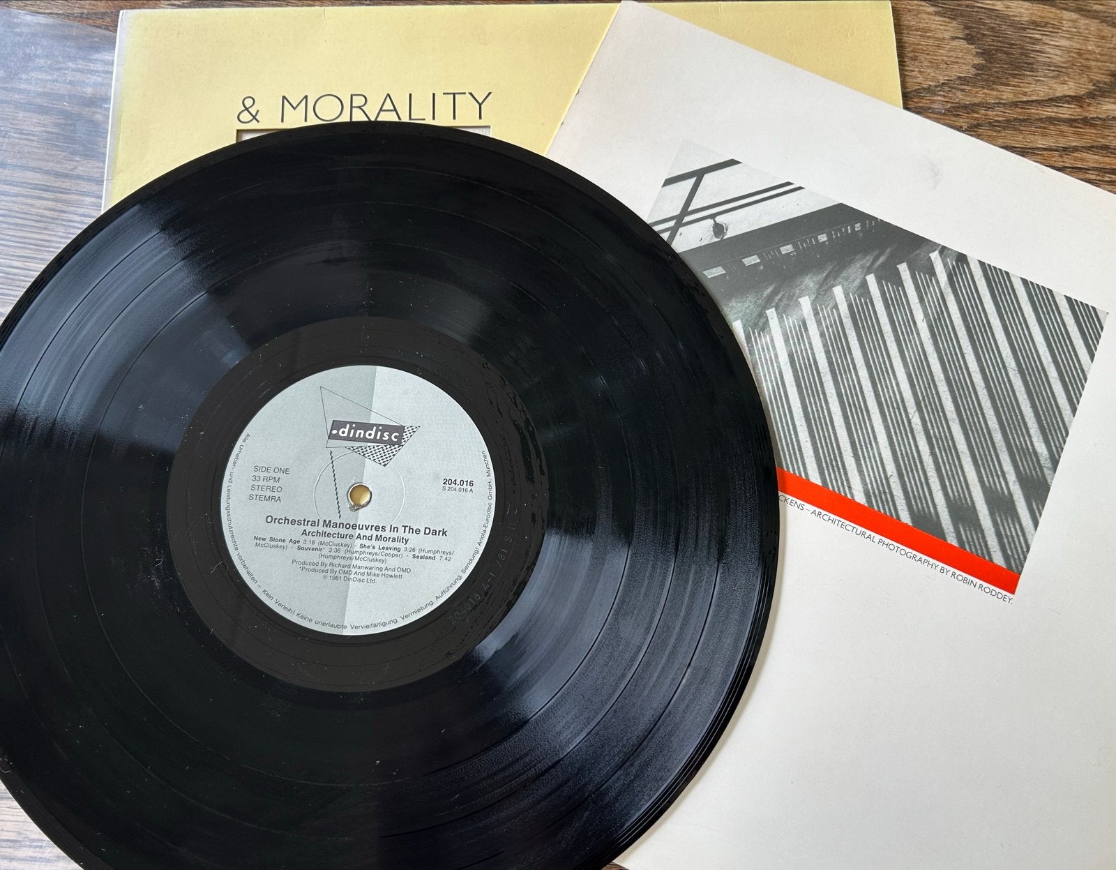 Orchestral Manoeuvres Dark OMD Architecture Morality LP, LP, Pop, Ophalen of Verzenden, Zo goed als nieuw