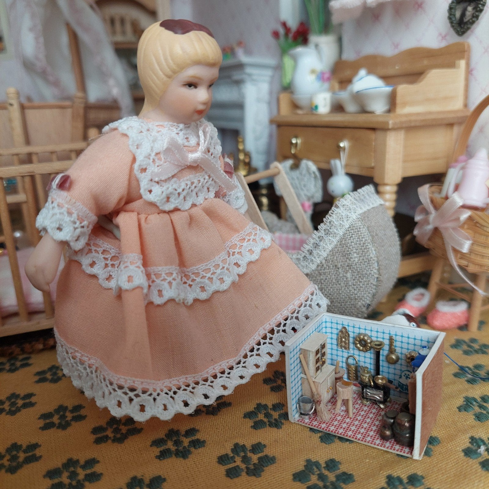 speelgoed keukentje voor poppenhuis, Ophalen of Verzenden, Poppenhuis