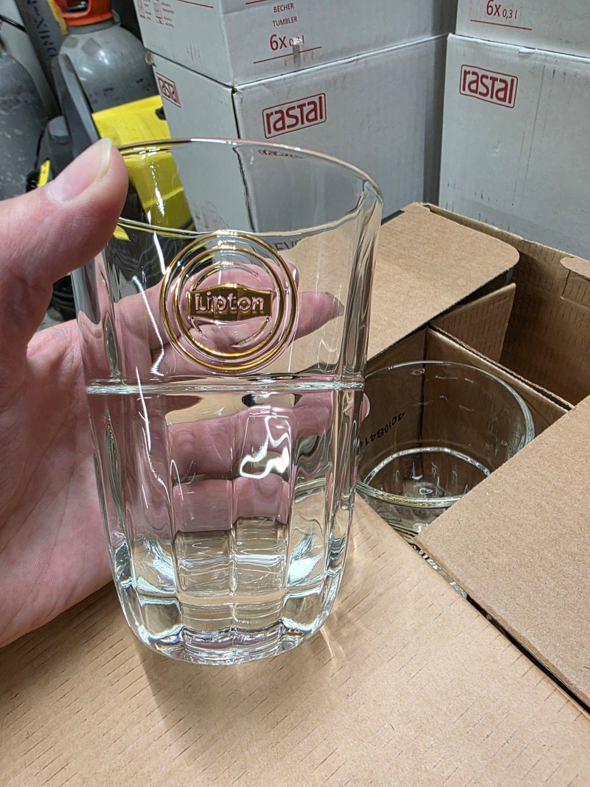Lipton Glazen - Set van 6, Ophalen, Nieuw, Overige merken, Glas