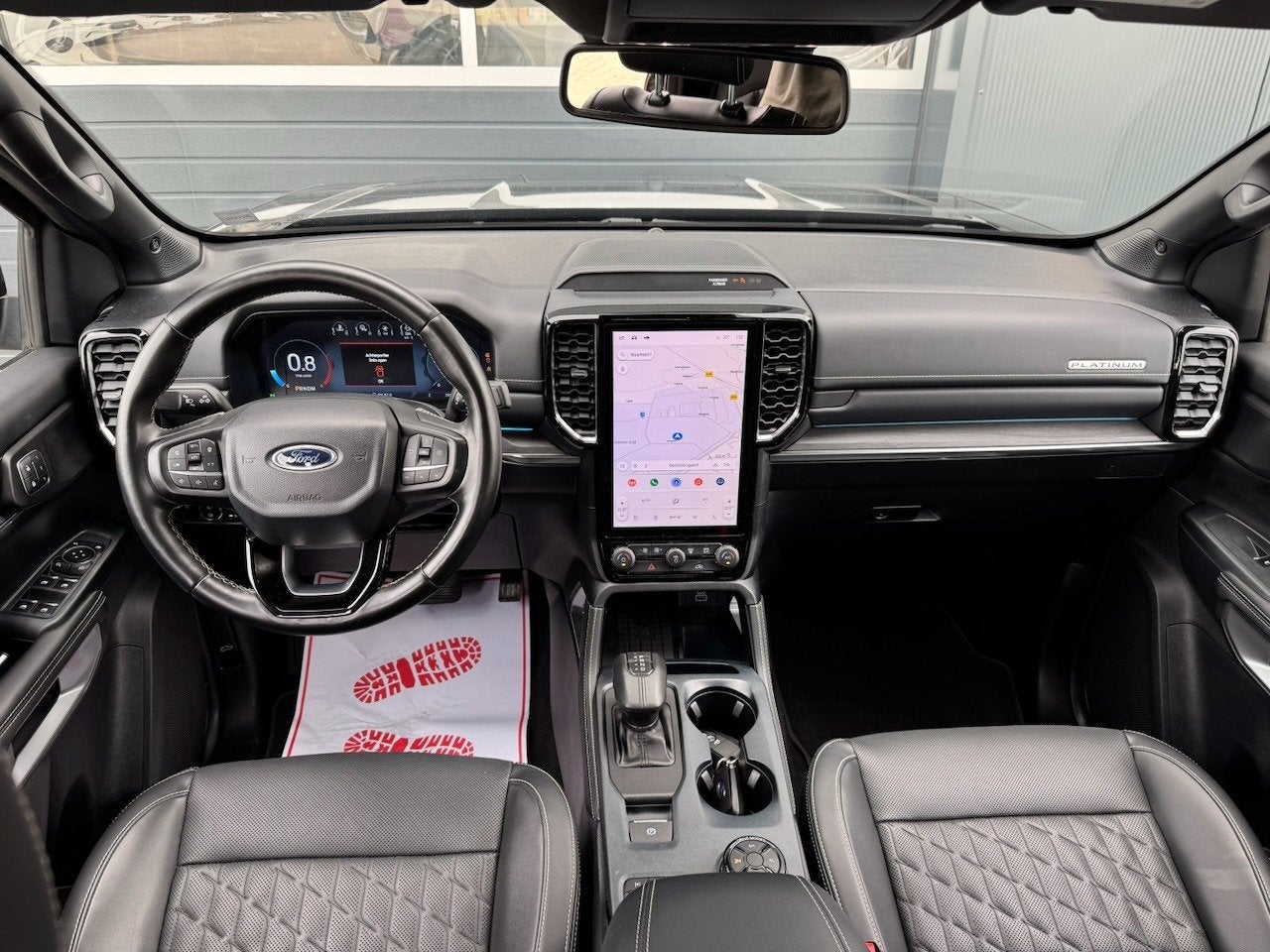 Ford Ranger 3.0 V6 241pk Platinum Double Cab | BPM VRIJ | 2-, Auto's, Automaat, Dealer onderhouden, Gebruikt, Zwart