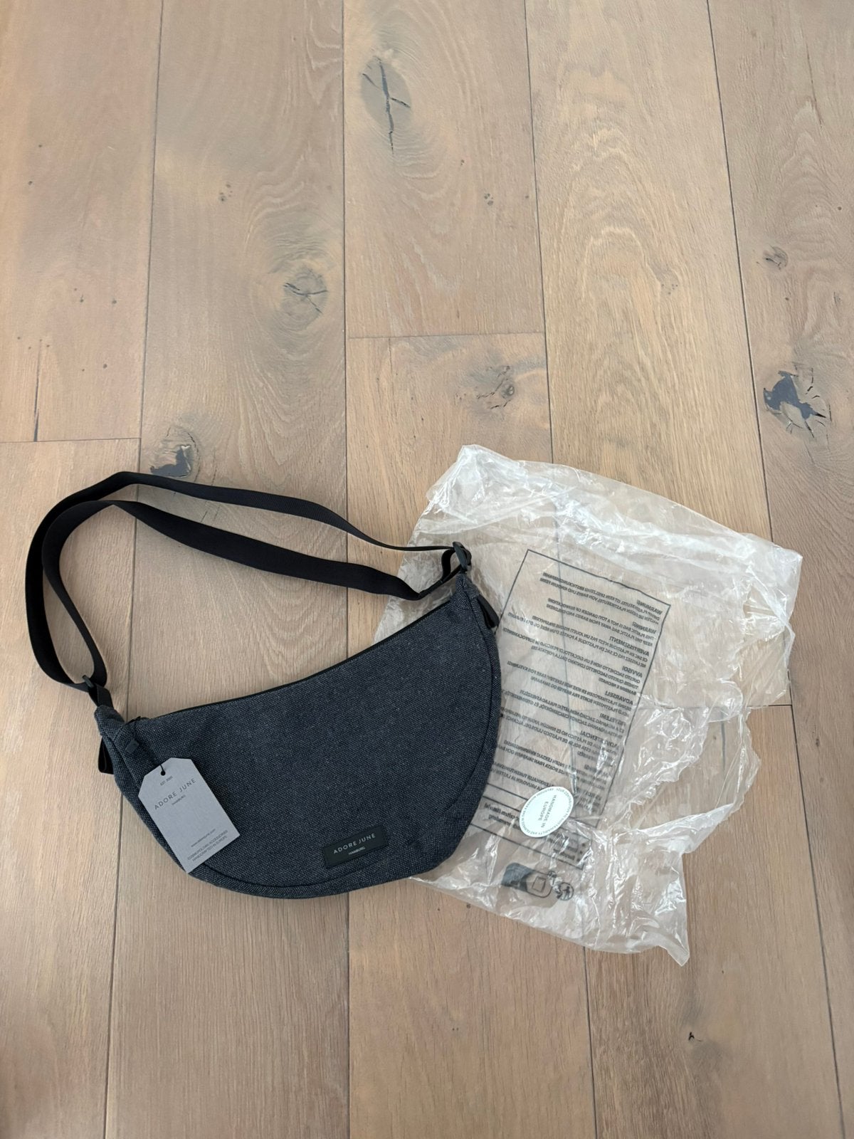 Adore June crossbody tas, Ophalen of Verzenden, Nieuw, Grijs, Schoudertasje
