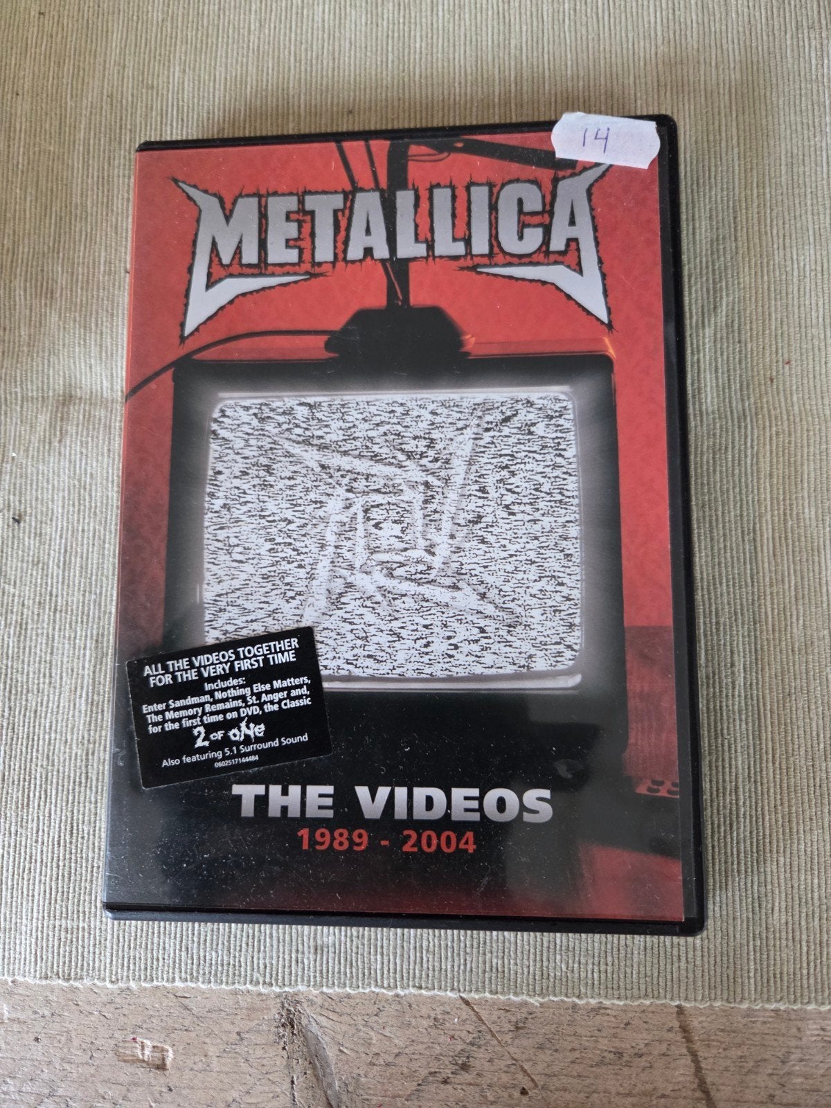 Metallica: The Videos 1989-2004 DVD - Alle videoclips, Engels, Ophalen of Verzenden, Muziekvideo's, Vanaf 12 jaar