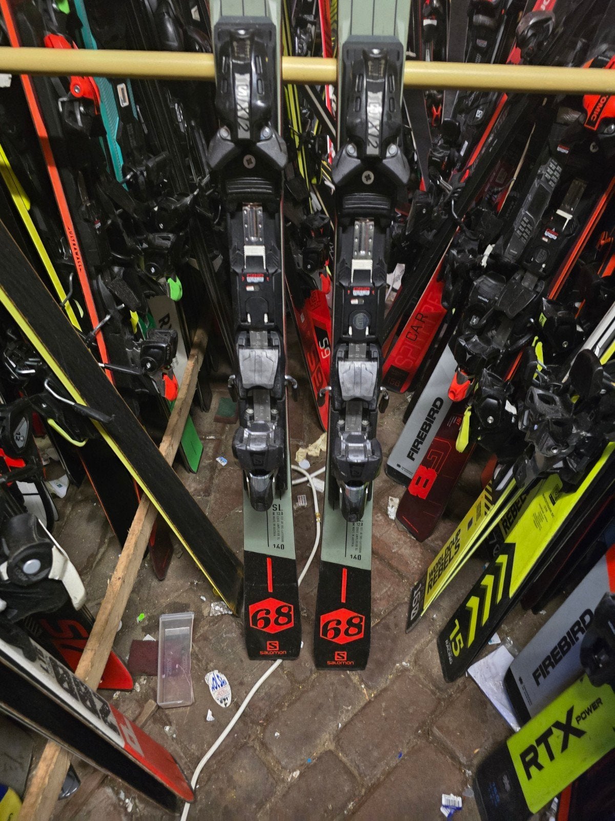 salomon s race 68 gevorderd skis 160cm, 160 tot 180 cm, Zo goed als nieuw, Carve, Skiën