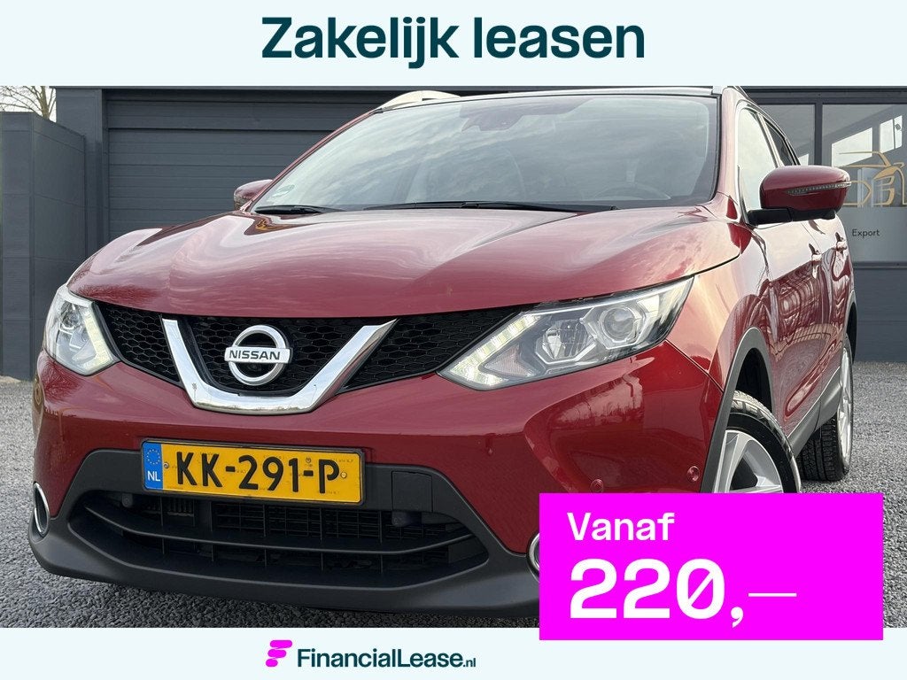 Nissan Qashqai 1.6 Tekna 1e Eigenaar,360Camera,PanoDealer, Auto's, Nissan, Bedrijf, Lease, Financial lease, Qashqai, 360° camera