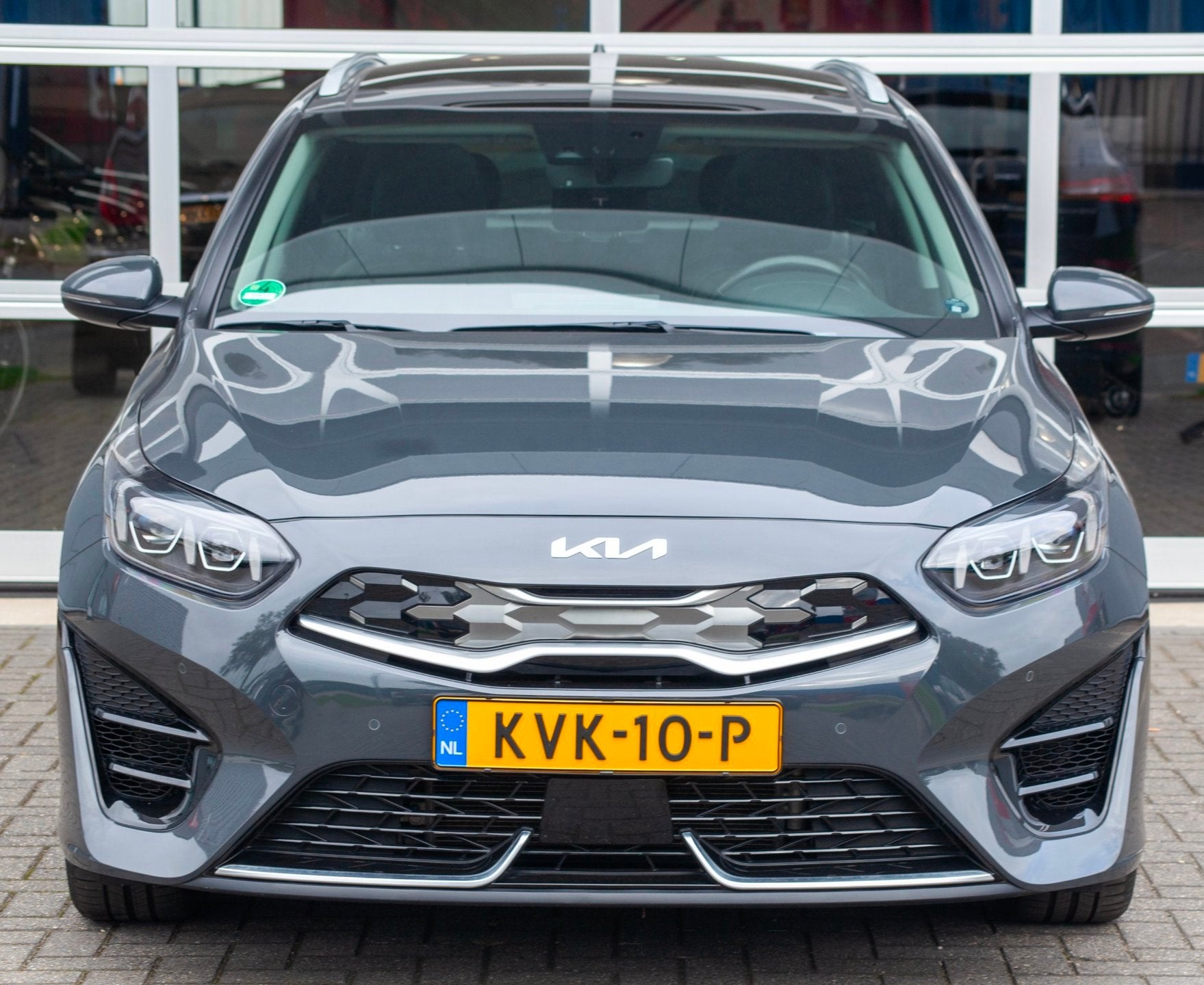 Kia Ceed Sportswagon 1.6 GDI PHEV DynamicPlusLine Pano., Gebruikt, Leder en Stof, Plug-in hybride, 1508 kg