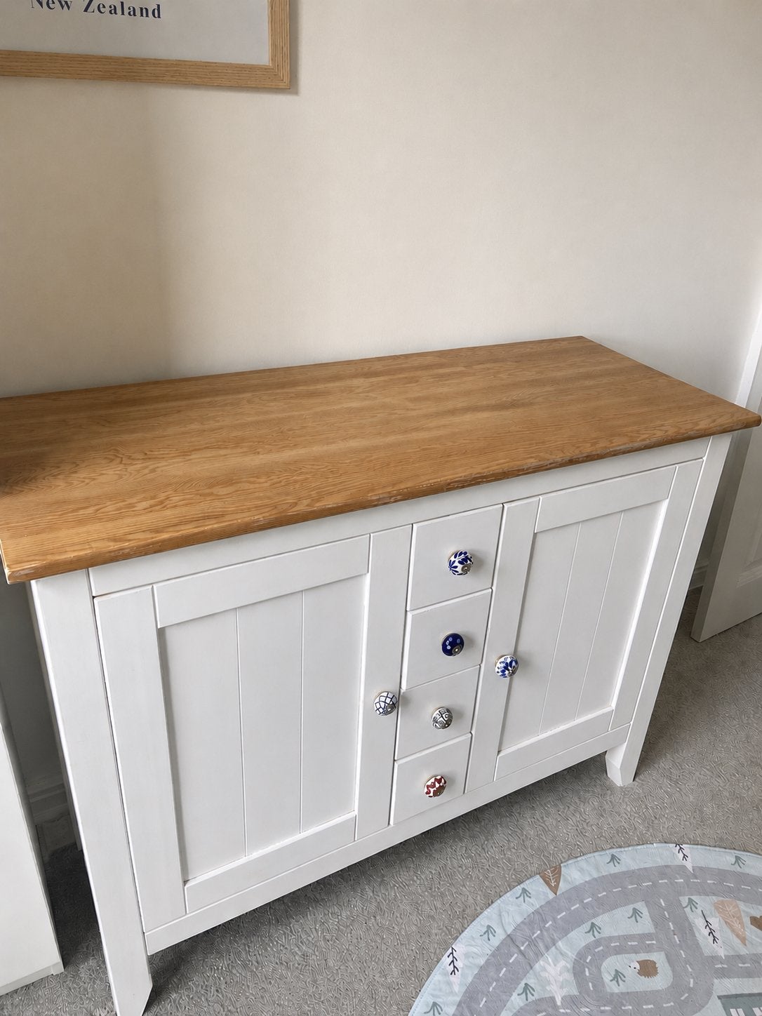 Commode/Dressoir met lades en deuren - Afmetingen op maat, Ophalen, Gebruikt, 100 tot 150 cm, Met lade(s)