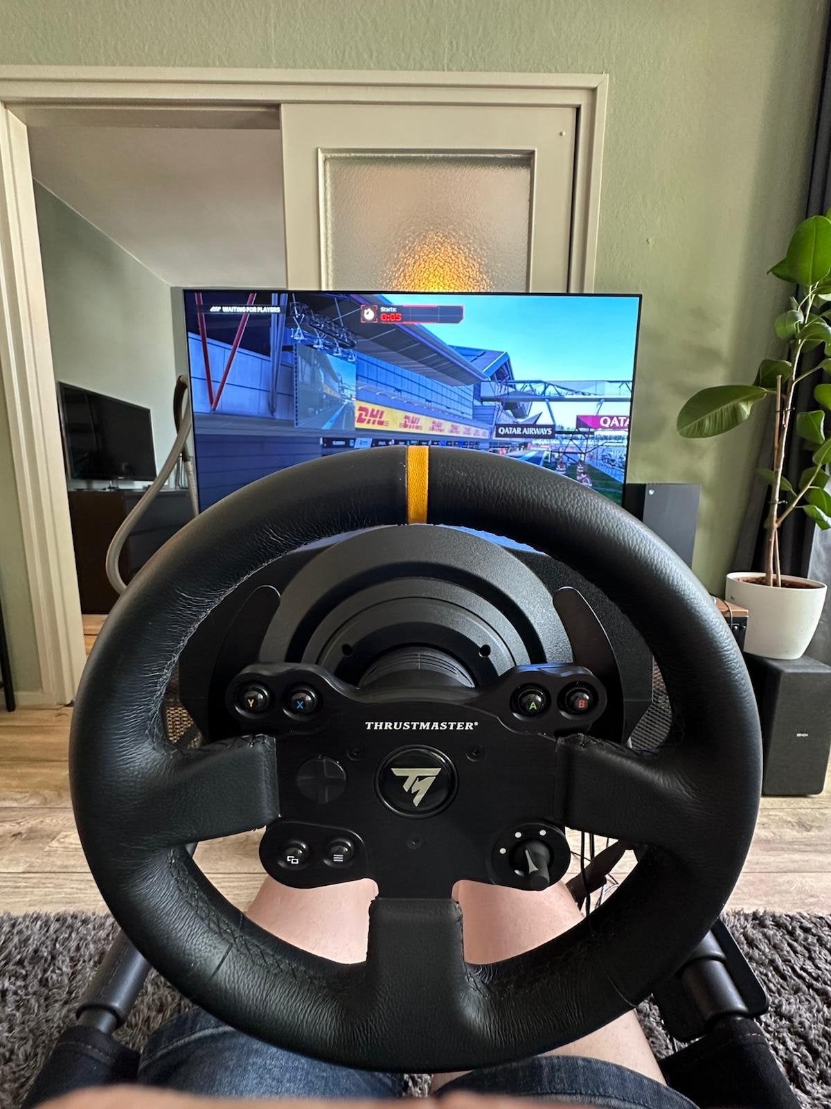 Thrustmaster racestuur TX Leather - Zo goed als nieuw, Spelcomputers en Games, Racestuur, Force feedback, Ophalen of Verzenden