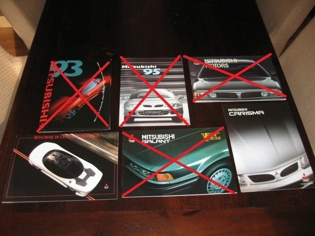 Mitsubishi Folders, Ophalen of Verzenden, Zo goed als nieuw, Mitsubishi, Mitsubishi
