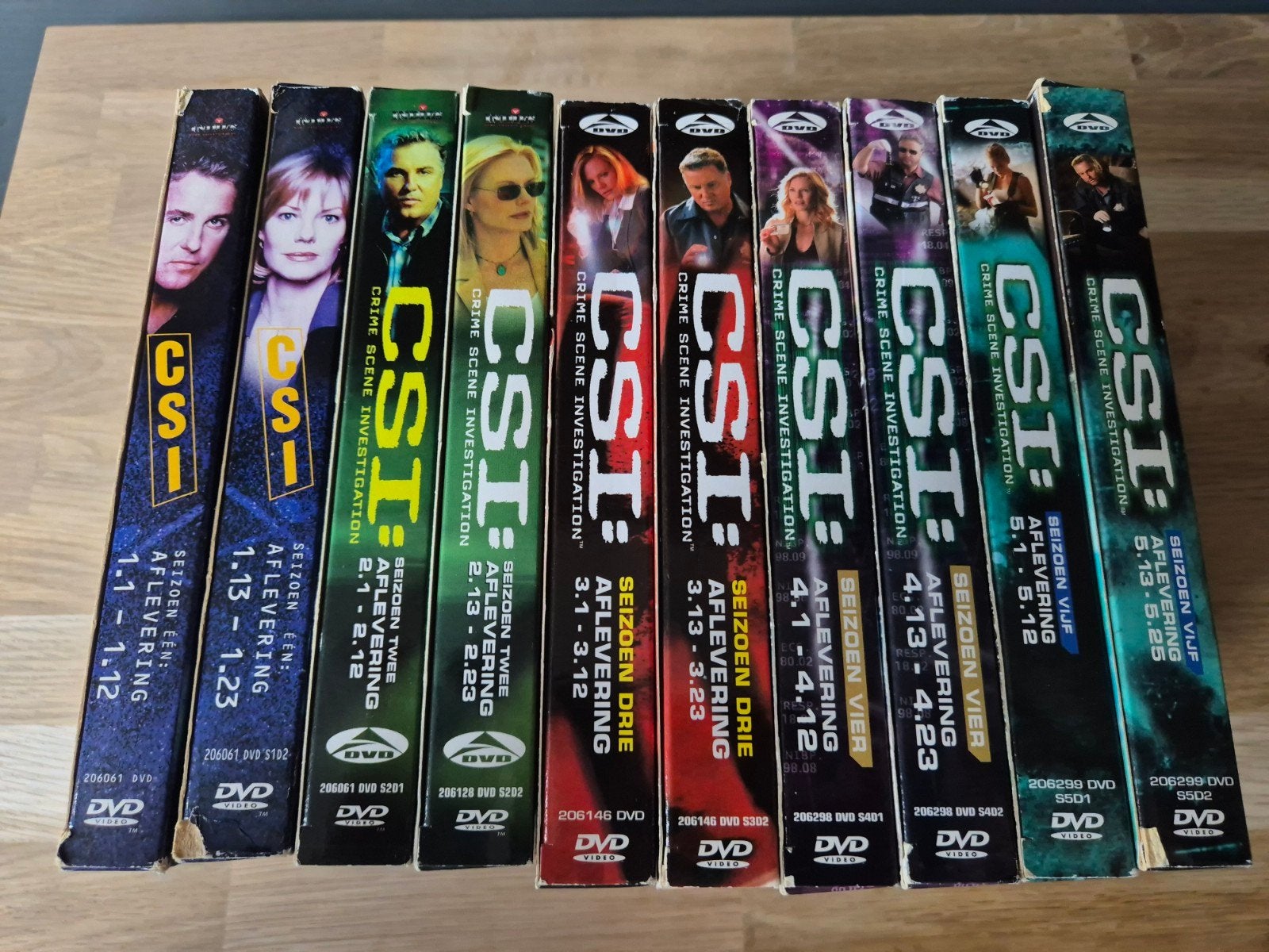 CSI: Crime Scene Investigation DVD Boxsets Seizoen 1-5, Engels, Vanaf 16 jaar, Nederlands, Ophalen of Verzenden