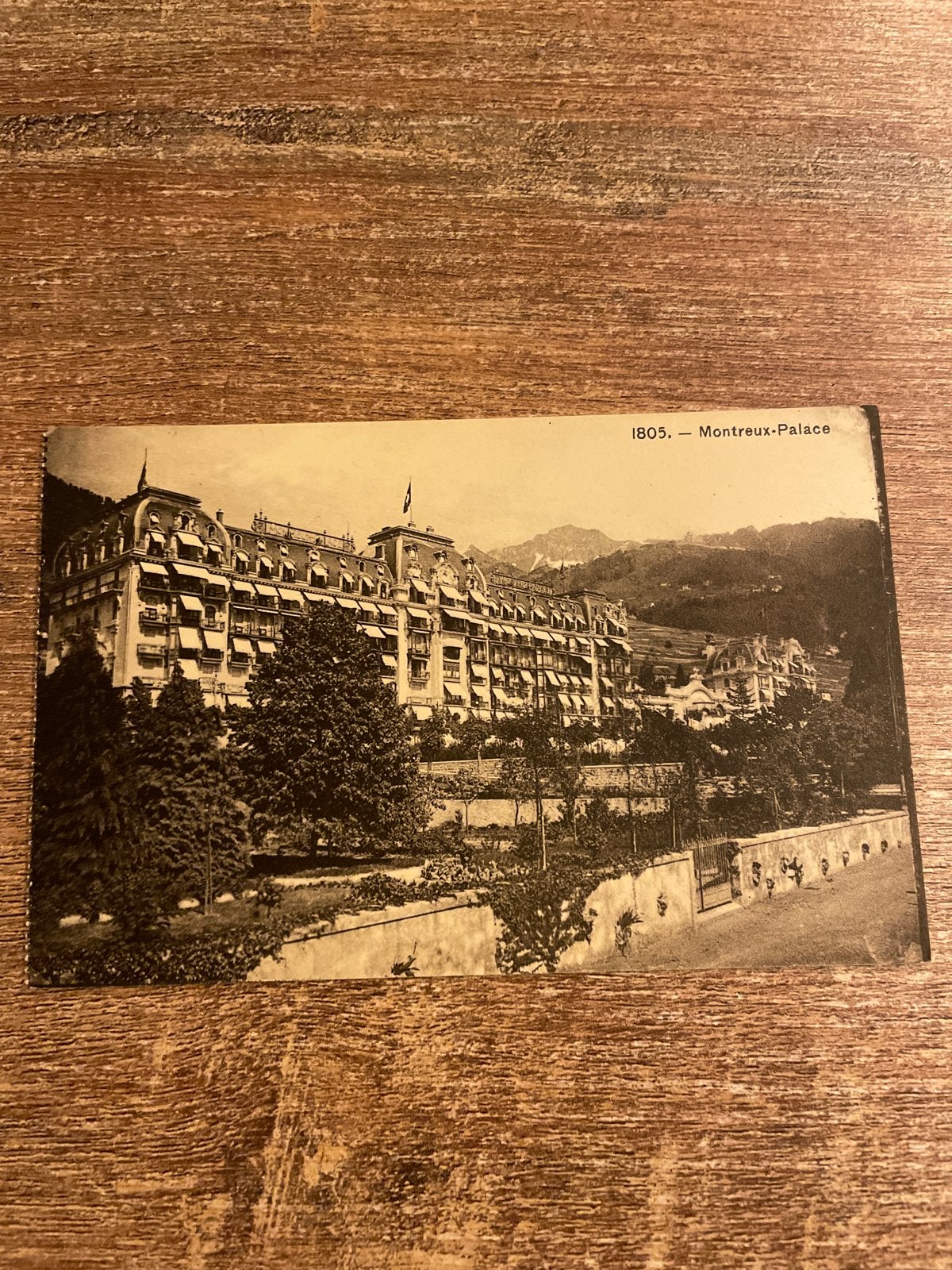 Oude Ansichtkaart Montreux-Palace Zwitserland, Ophalen of Verzenden, 1920 tot 1940, Ongelopen, Gebouw