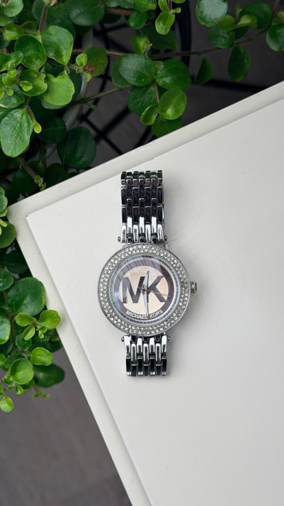 Michael Kors Horloge MK-P154G - Zeer Goede Staat, Overige merken, Staal, Polshorloge, Ophalen of Verzenden
