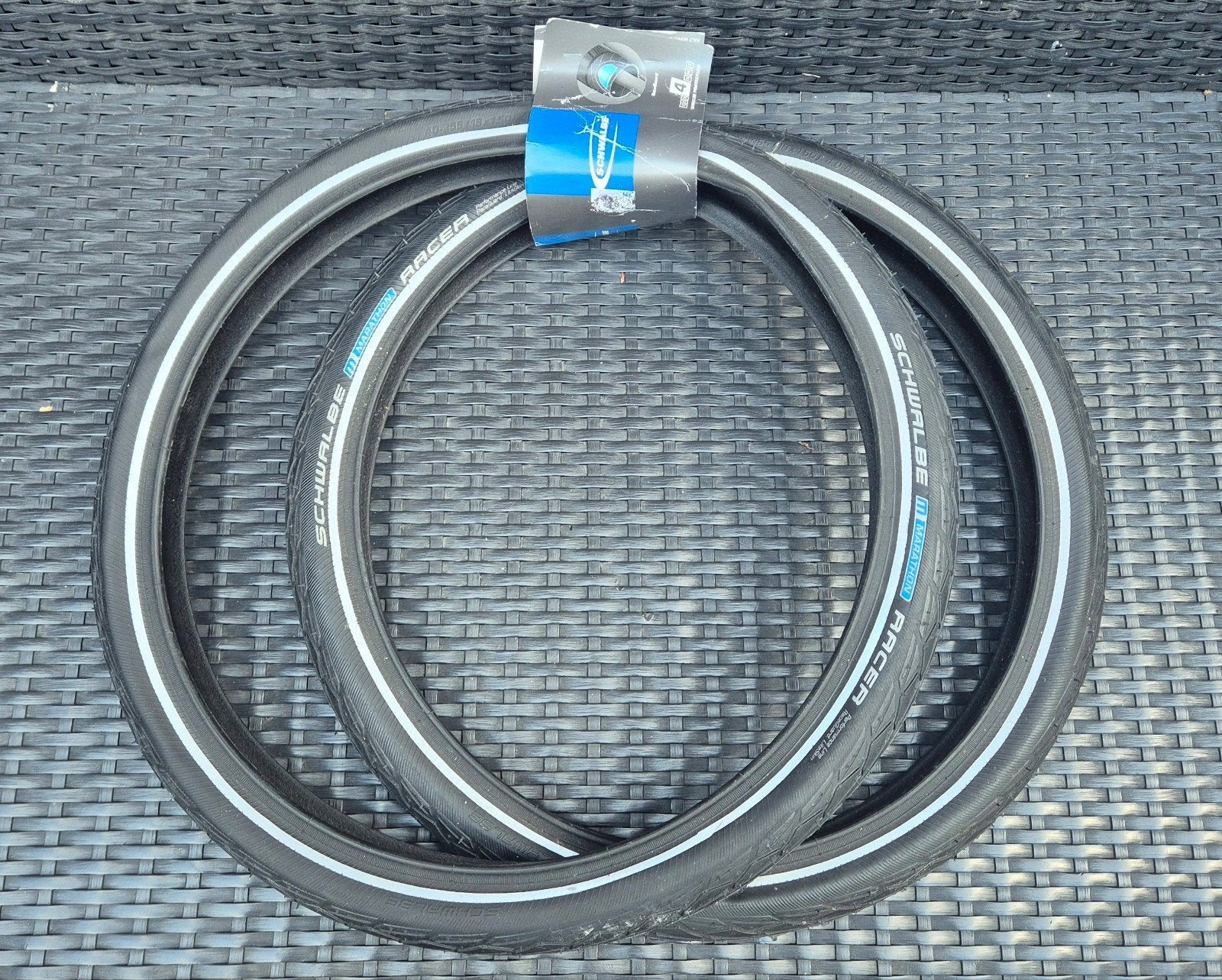 Nieuwe set Schwalbe Marathon Racer 18x1.50 (40-355), Band, Schwalbe, Ophalen of Verzenden, Rubber