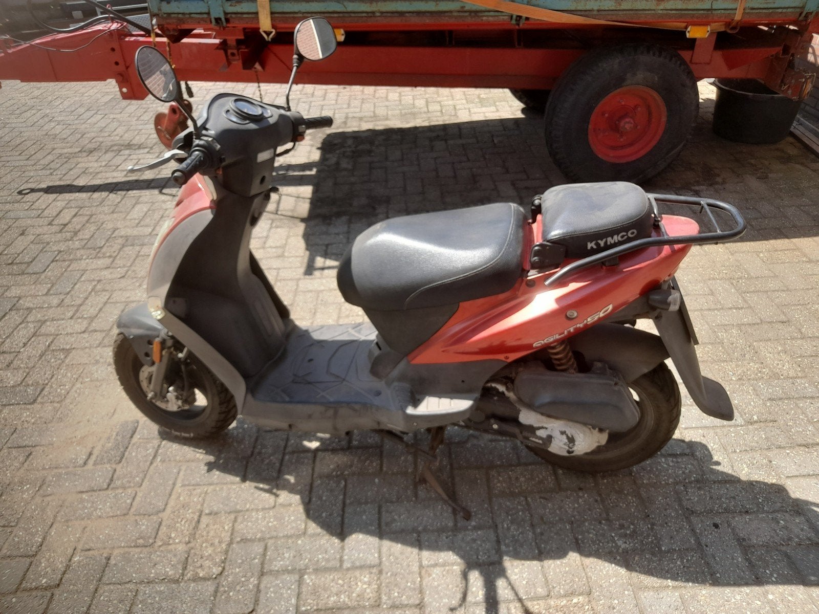 kymco agility 50, Fietsen en Brommers, Scooters | Peugeot, Ophalen, Gebruikt, Benzine, Overige modellen