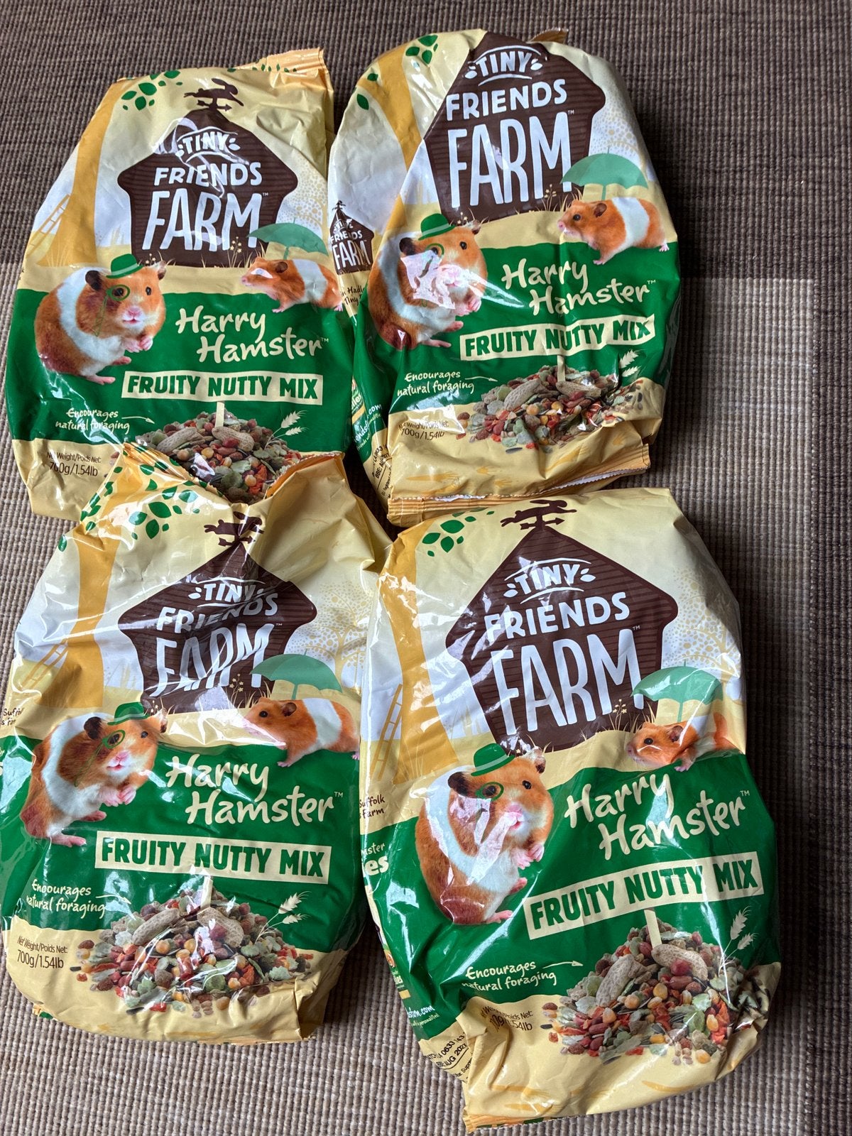 Hamster voer voor hamsters van af 2 jaar 4 zakken, Ophalen of Verzenden, Knaagdier of Konijn