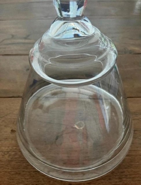NIEUW ! Glazen opbergpot met deksel piramide vorm 23x22 cm, Ophalen of Verzenden, Nieuw, Glas, Pot, Bus of Blik