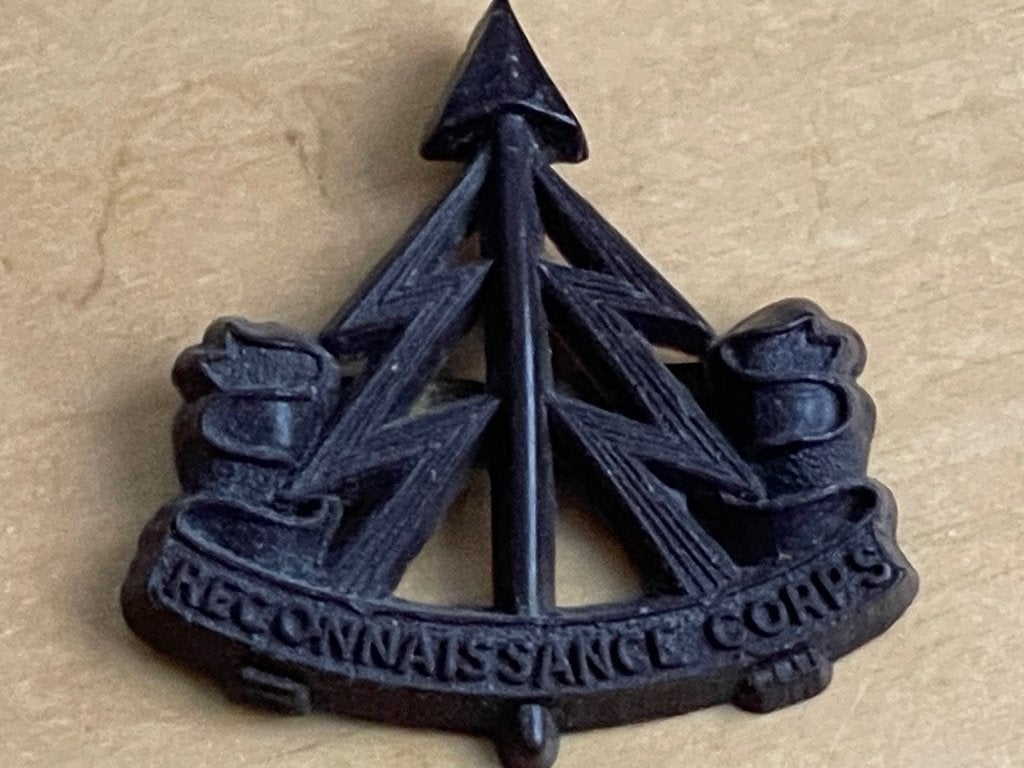WW2 Engels, embleem, economy, Recce, -Marines-RAC-RASC, Ophalen of Verzenden, Landmacht, Engeland, Embleem of Badge