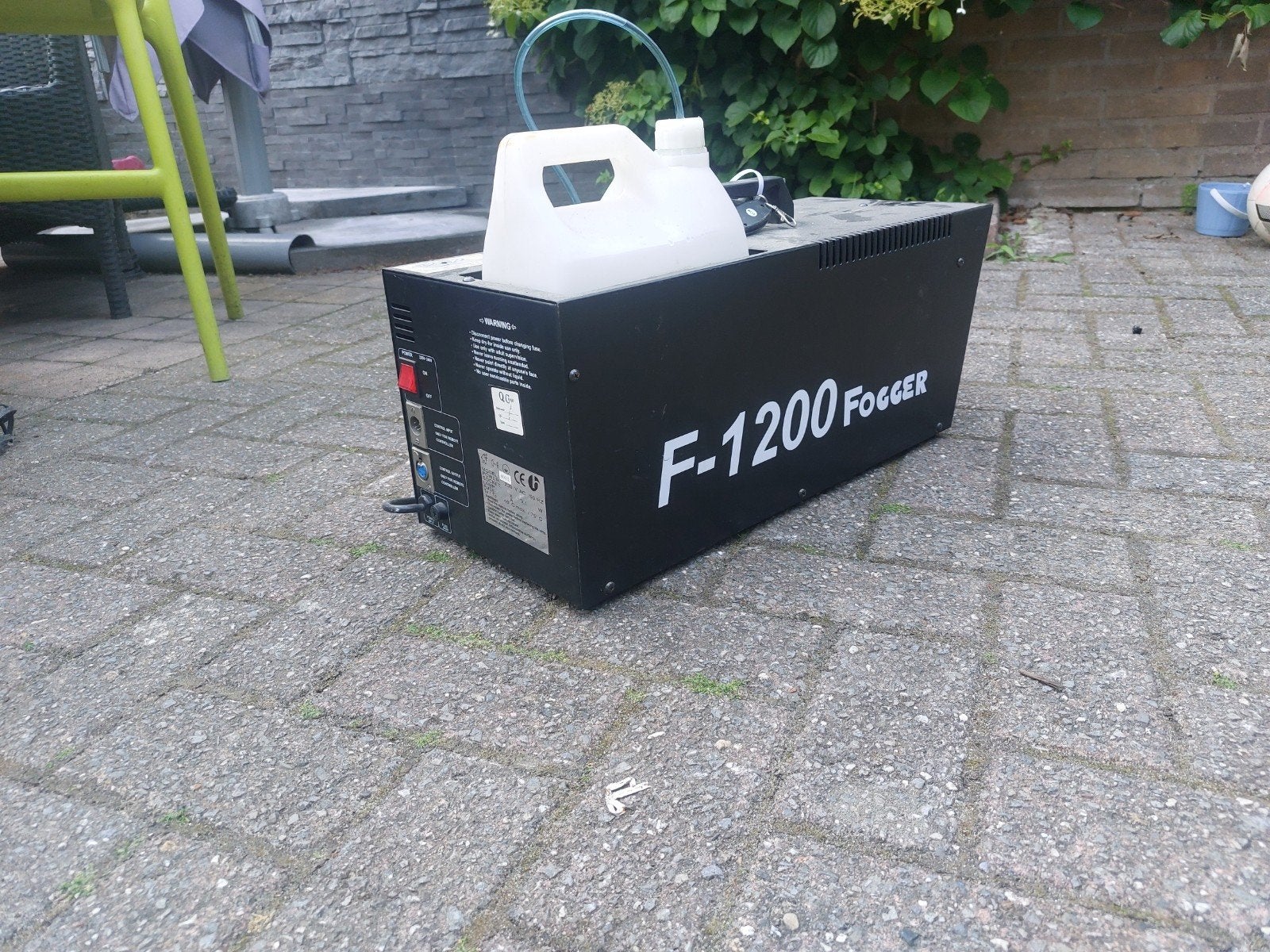 Rookmachine met draadloze afstandbediening., Ophalen of Verzenden, Zo goed als nieuw, Rookmachine